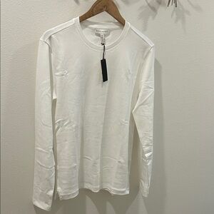Banana Republic Classic White Long Sleeve Tee